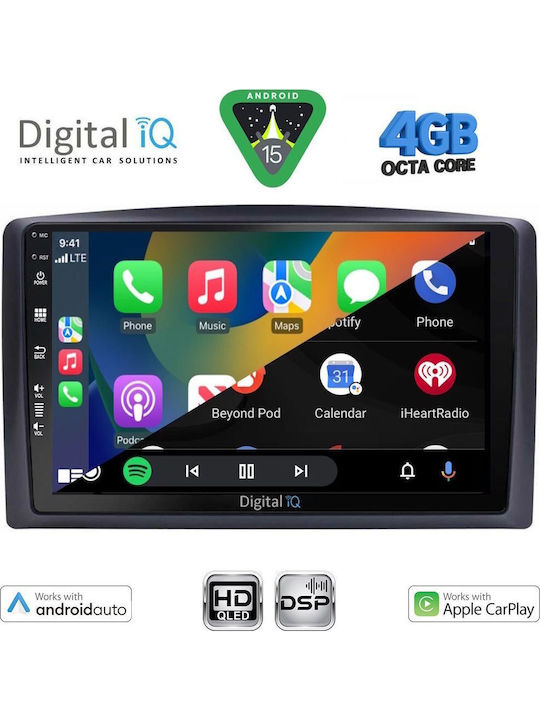Digital IQ Car Audio System for Mercedes-Benz Vito / Viano Bluetooth USB WiFi GPS Apple CarPlay Android Auto with 10" Touch Screen