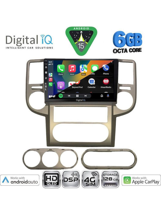 Digital IQ Car Audio System for Nissan X-Trail 2004-2007 (Bluetooth/USB/WiFi/GPS/Apple CarPlay/Android Auto) with 10" Touch Screen