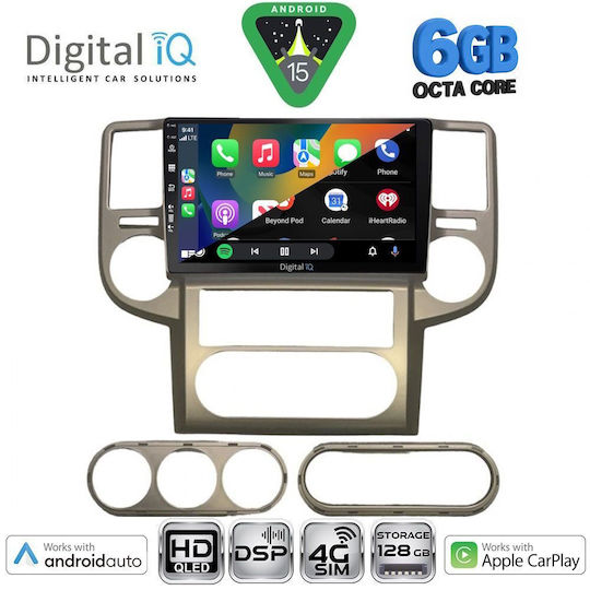 Digital IQ Car Audio System for Nissan X-Trail 2004-2007 (Bluetooth/USB/WiFi/GPS/Apple CarPlay/Android Auto) with 10" Touch Screen