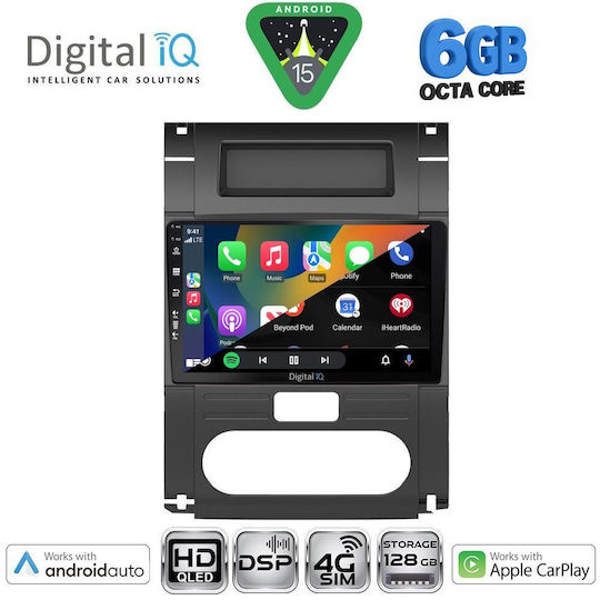 Digital IQ Ηχοσύστημα Αυτοκινήτου για Nissan X-Trail 2007-2013 (Bluetooth/USB/WiFi/GPS/Apple-Carplay/Android-Auto) με Οθόνη Αφής 10"