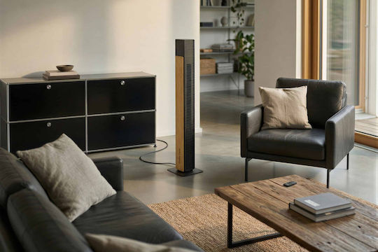 Stadler Form Nick Tower Fan 30W with Remote Control Black