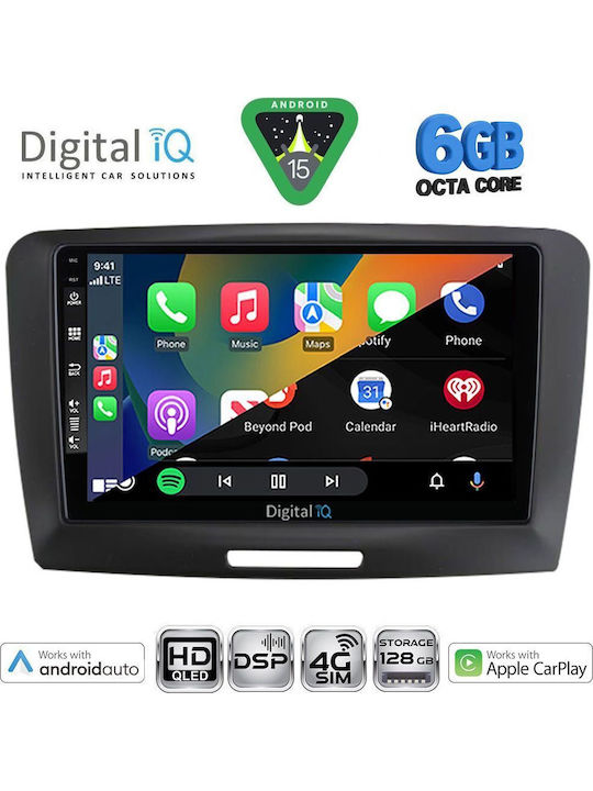 Digital IQ Car Audio System for Skoda Superb 2008-2015 Bluetooth USB WiFi GPS Apple CarPlay Android Auto with 9" Touch Screen