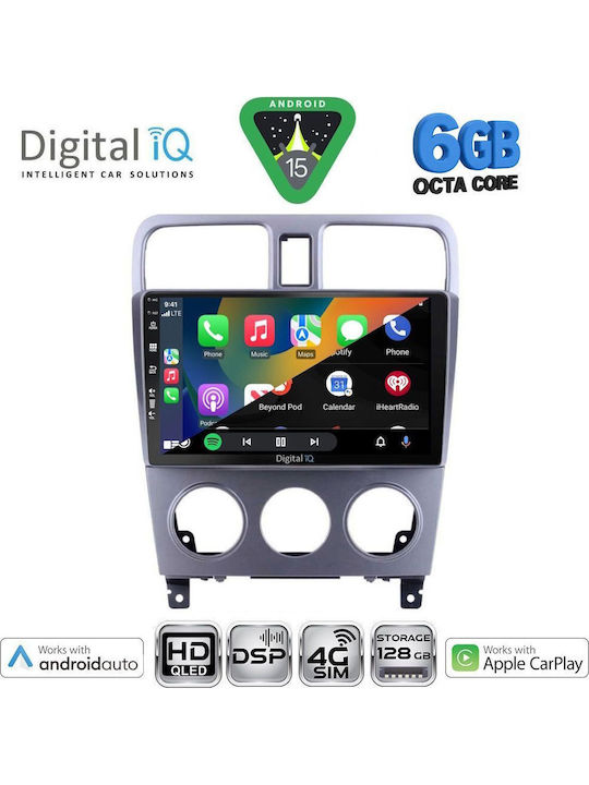 Digital IQ Car Audio System for Subaru Forester 2002-2008 (Bluetooth/USB/WiFi/GPS/Apple CarPlay/Android Auto) with 9" Touch Screen
