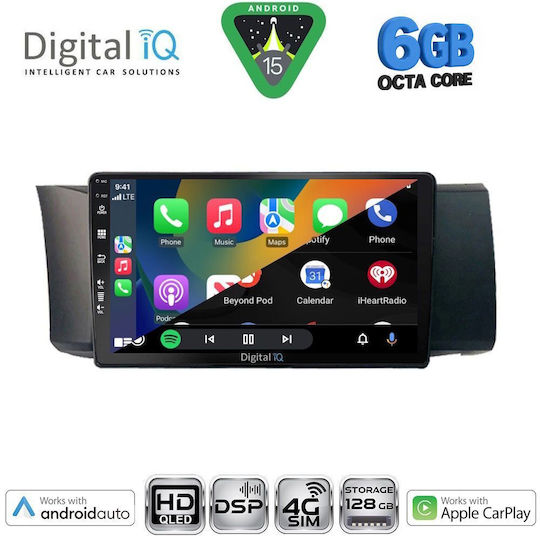 Digital IQ Ηχοσύστημα Αυτοκινήτου για Toyota GT86 Subaru BRZ 2012-2026 (Bluetooth/USB/WiFi/GPS/Apple-Carplay/Android-Auto) με Οθόνη Αφής 9"