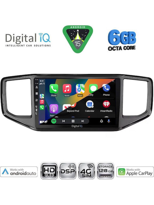 Digital IQ Car Audio System for Volkswagen Amarok 2017-2022 (Bluetooth/USB/WiFi/GPS/Apple CarPlay/Android Auto) with 9" Touch Screen