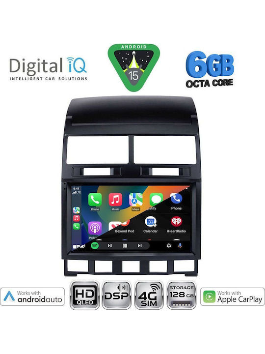 Digital IQ Car Audio System for Volkswagen Touareg 2003-2011 Bluetooth USB WiFi GPS Apple CarPlay Android Auto with 9" Touch Screen