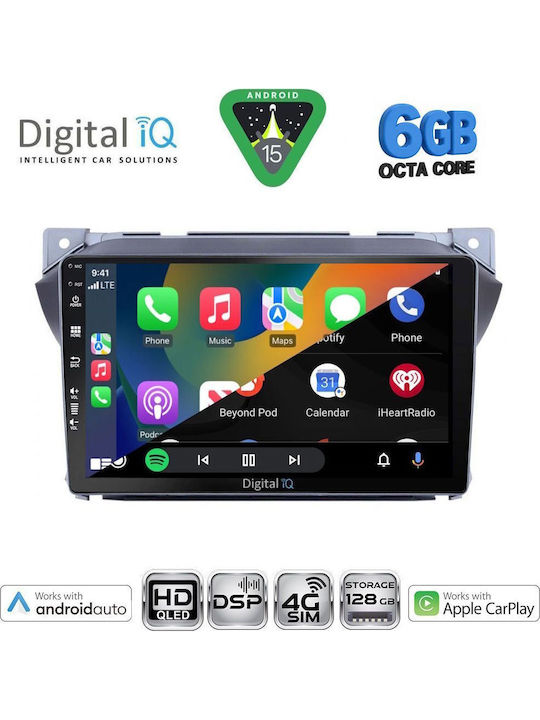 Digital IQ Auto-Audiosystem Für Suzuki(Auto) Alto Nissan Pixo 2009-2014 Mit Touchscreen 9"
