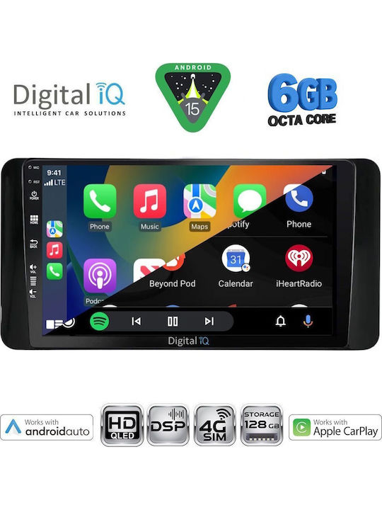 Digital IQ Car Audio System for Skoda Kamiq 2018-2021 Bluetooth USB Wi-Fi GPS Apple CarPlay Android Auto with 10" Touch Screen DIGITAL IQ BXF 17586 CPAA