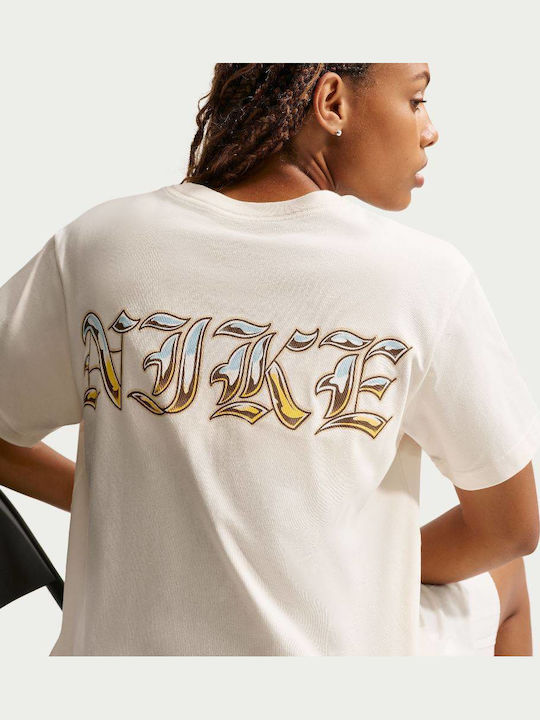 Nike Nsw Oversized T-Shirt Chalk