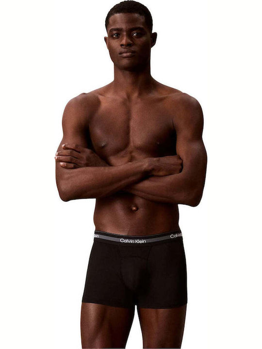 Herren Boxershorts Schwarz 3er Pack