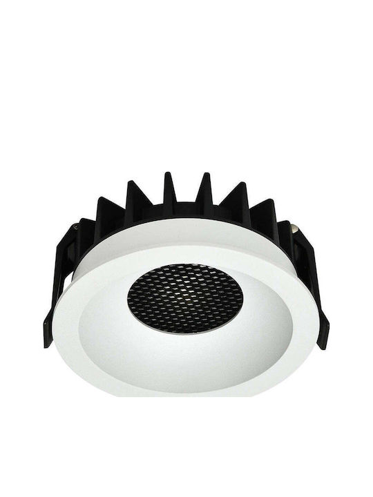 Led Cob 10w Cct Rotund Alb Optonica Bridgelux