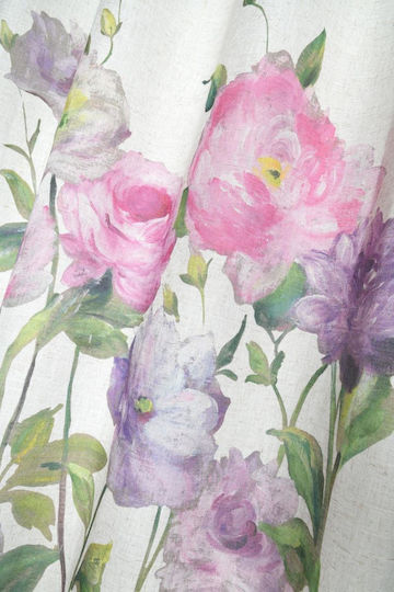 Перде с Копчета Curtain Розово 140x260 см