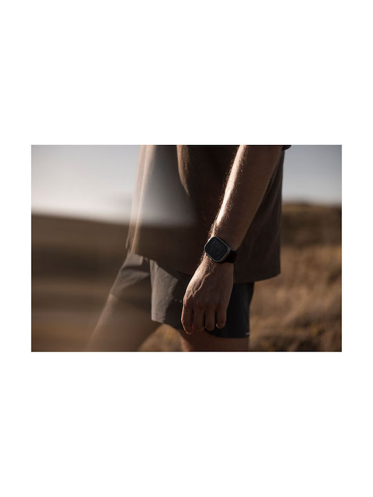 Decoded Silikon Tragbare Bänder Schwarz Apple Watch 44/46/49 mm