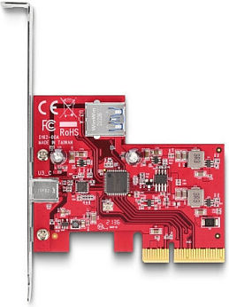 DeLock PCI Card to Type-C / USB 3.2 / SATA Port