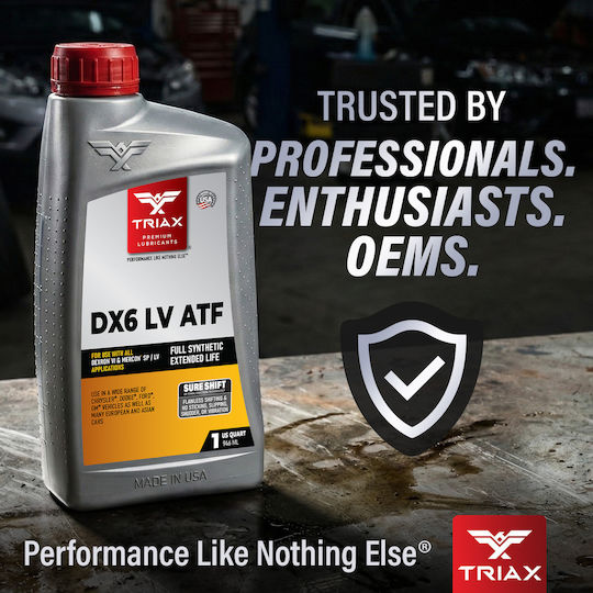 Ulei Transmisie Automată Dexron Vi Full Sintetic Triax Dex Vi Lichid De Transmisie Automată Cu Vâscozitate Scăzută 946 Ml