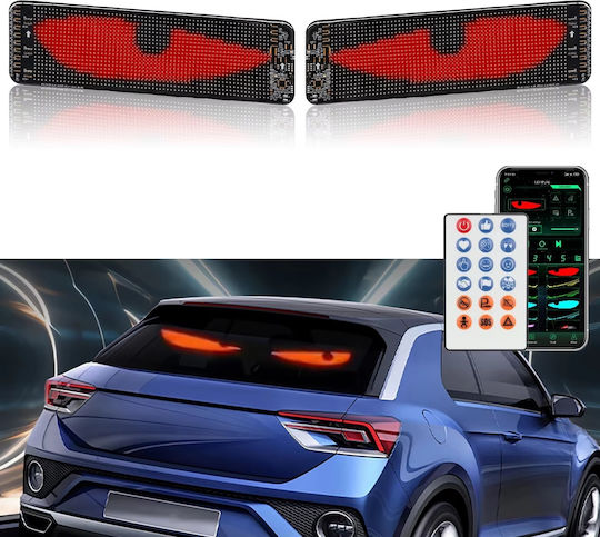 Декоративен LED гъвкав дисплей панел Bluetooth знак лента кабина 49.2см X 11см X 0.25см персонализиран текст анимирано изображение M