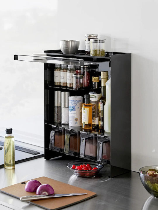 Yamazaki Επιτραπέζια Βάση Μεταλλική 38x16.3x49.2εκ. Μαύρη