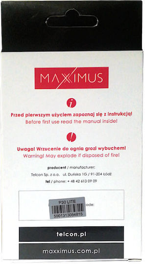 Maxximus Compatible Replacement Battery 3600mAh for Huawei P30 Lite