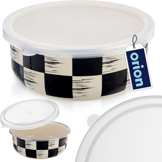 Orion Enamel Food Container Beige 1L