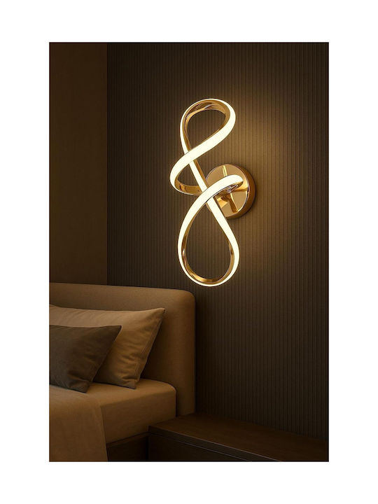 Jiju Lampă de perete cu LED integrat Auriu
