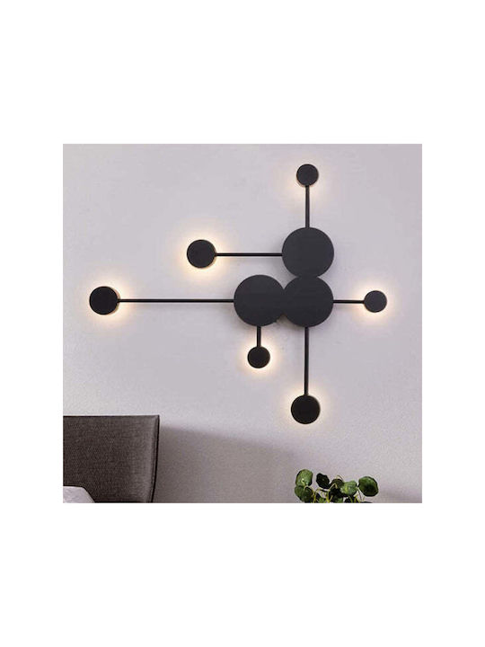 Jiju Tablou Modern cu LED Integrat Negru