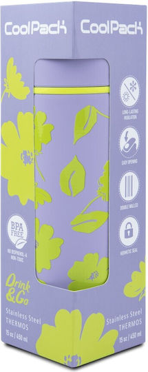 Coolpack Παιδικό Παγούρι Θερμός Λιλά 500ml