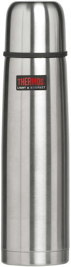 Thermos Thermosflasche Rostfreier Stahl 750ml Silber