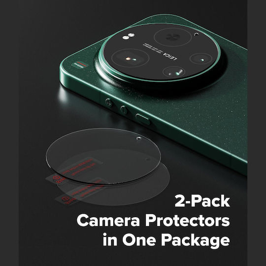 Ringke Protector Glass 2 Pack Προστασία Κάμερας Tempered Glass Διάφανο για το Xiaomi 17 Ultra