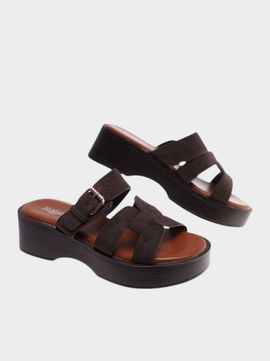 Women's Flat Sandals Brown
