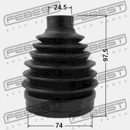 Steering Rack Gaiter Logan Ii 1.5 Dci 12 0417p-cy2