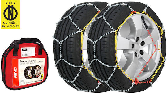 Carman Anti-slip Chains Thickness 9mm Passenger Car 2pcs