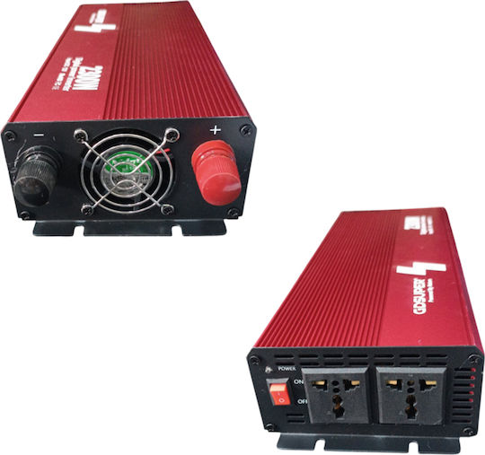 Инвертор За Автомобил 2300W За Преобразуване 12V DC В 220V AC