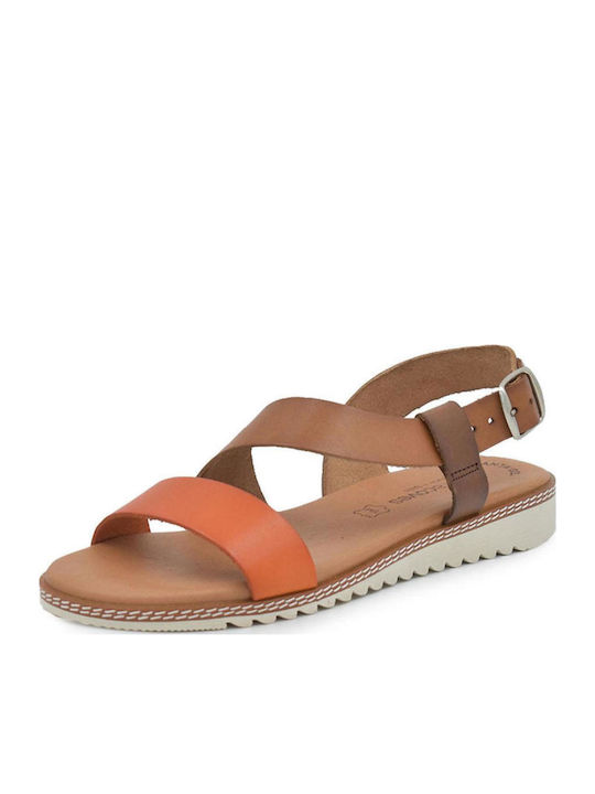 Women's Flat Sandals Tabac Brown