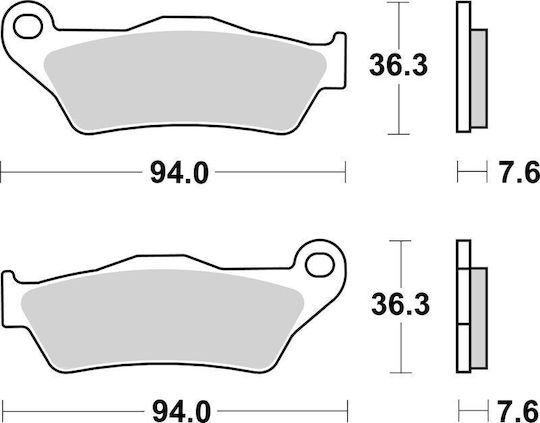 Brembo Τακάκια Μοτοσυκλέτας Εμπρός για Ducati Monster / Multistrada