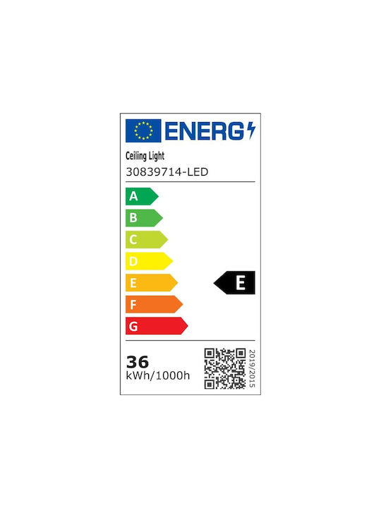 Jiju Lumini Suspendate LED Cu Lumină Alb Natural 90x90cm