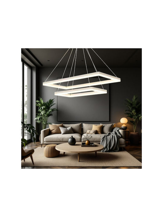 Jiju Lumini Suspendate Alb LED