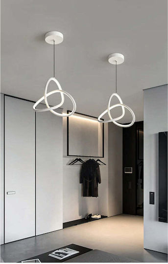 Jiju LED Lumini Suspendate Alb