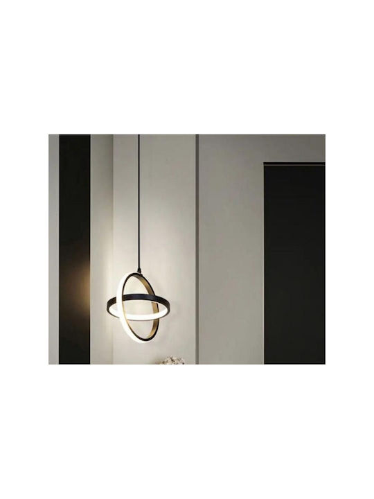 Jiju Lumini Suspendate Negru LED