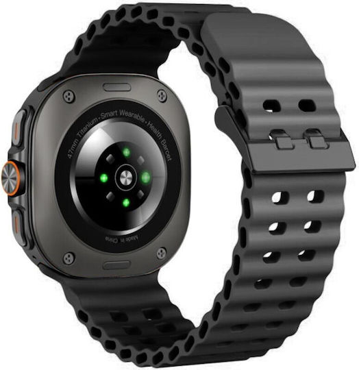 XO Watch Ultra with Heart Rate Monitor (Black)