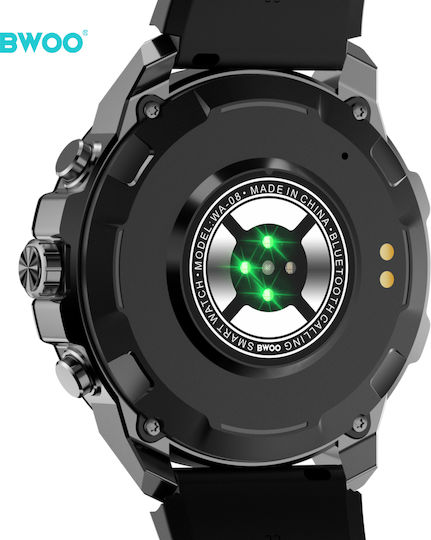 Bwoo Смарт Часовник Wa-08 1.43” Amoled Черен