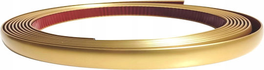 Decorative Matte Gold Flexible Molding 12mm Gold Self-adhesive Strips 5 Meters