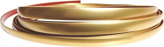 Decorative Matte Gold Flexible Molding 12mm Gold Self-adhesive Strips 5 Meters