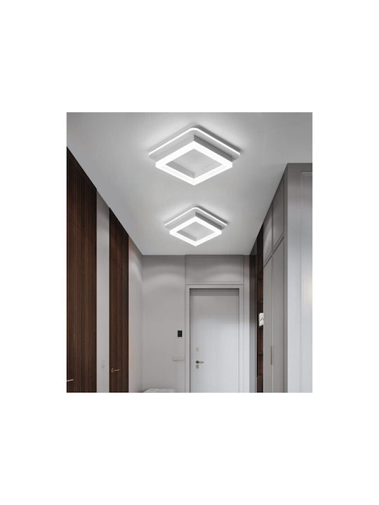Jiju Plafonieră de Tavan Albă cu LED Integrat