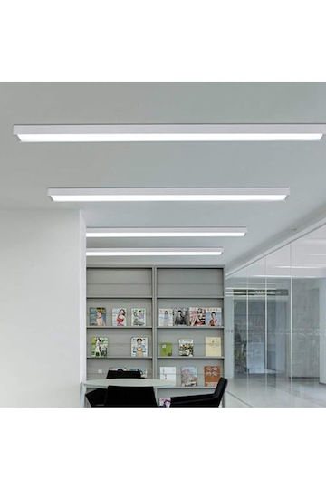 Jiju LED Iluminare Liniară Comercială Plafon 54W Alb Rece Reglabil În Intensitate M120xB11xÎ4.2cm