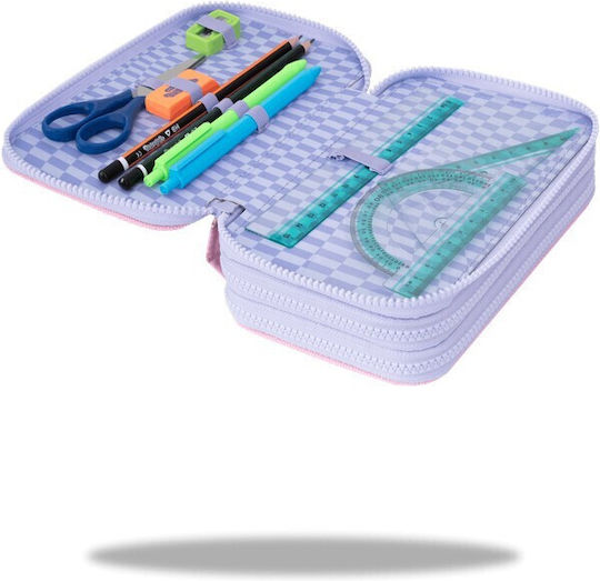 Coolpack Jumper 3 Κασετίνα Γεμάτη Ροζ