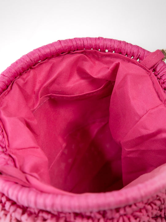 Straw Women's Clutch Pink