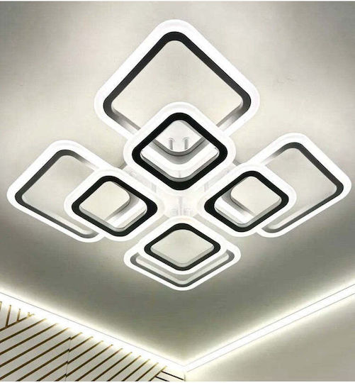 Jiju Plafonieră de Tavan 52.5εκ. Bej cu LED Integrat și Telecomandă