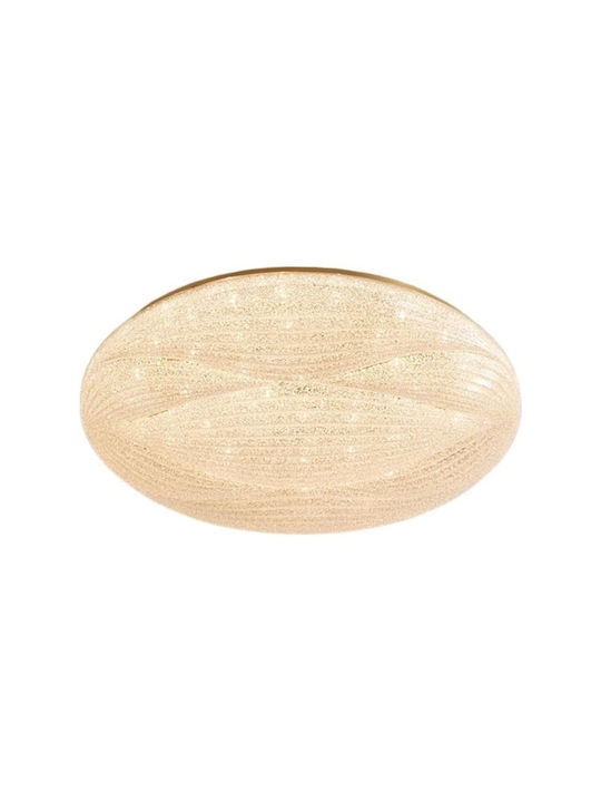 Jiju Plafonieră de Tavan 35cm Albă cu LED Integrat și Telecomandă