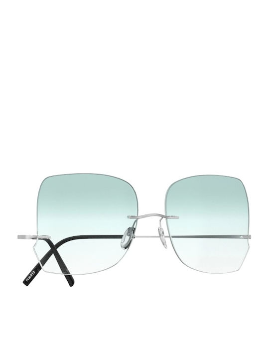 Silhouette Ochelari De Soare Argintii Cu Ramă Metalică Silhouette Ochelari De Soare Argintii Cu Ramă Metalică