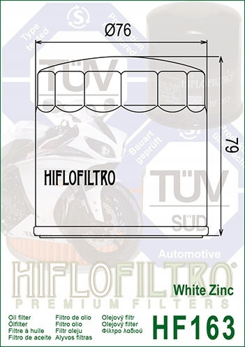 Hiflofiltro Φίλτρο Λαδιού Μοτοσυκλέτας για BMW R1150 GS '99-'05/R1150 GS Adventure '02-'05